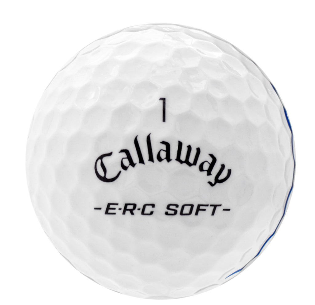 Callaway ERC Soft Triple Track Golf Balls, One Dozen, Good/3A Quality, Recycled