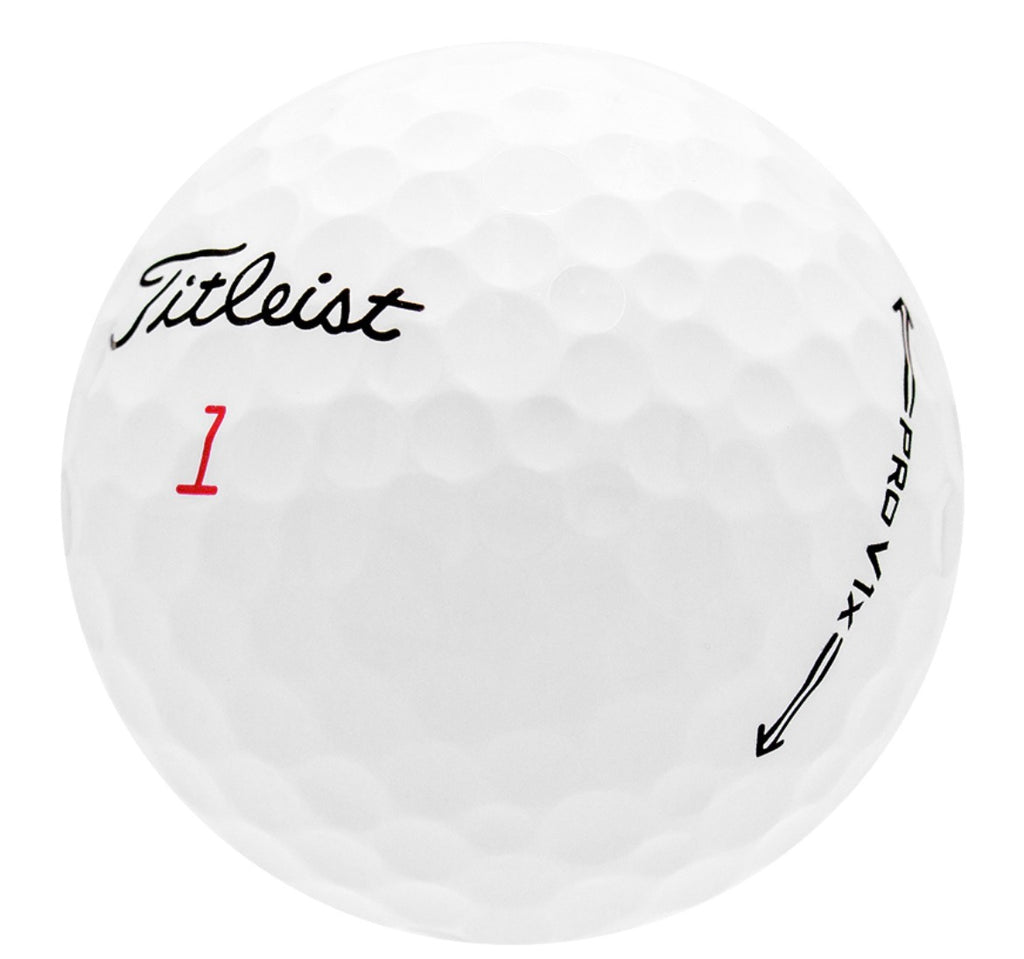 Titleist ProV1x Golf Balls, One Dozen, Good/3A Quality, Recycled