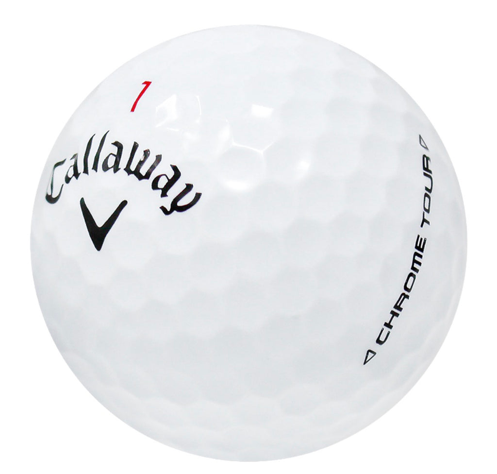 Callaway Chrome Tour Golf Balls - One Dozen, Good/3A Quality, Recycled