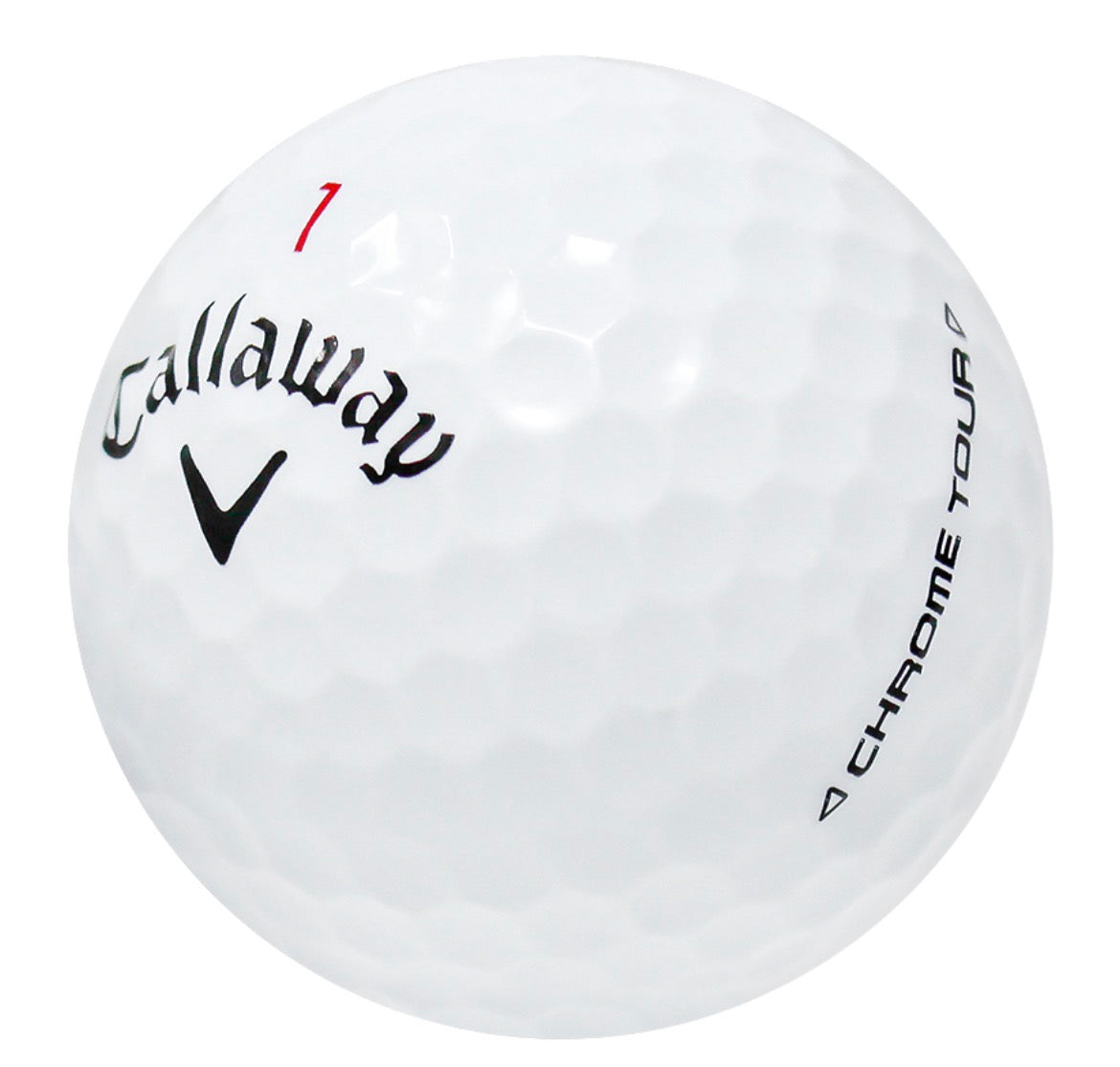 Callaway Chrome Tour Golf Balls - One Dozen, Good/3A Quality, Recycled