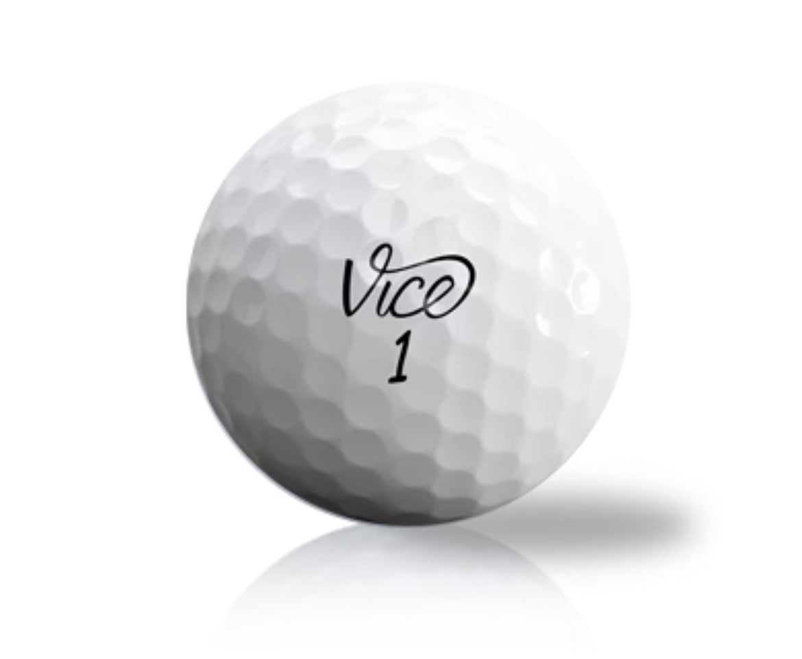 Vice Drive Golf Balls - One Dozen, Near Mint/4A Quality, Recycled