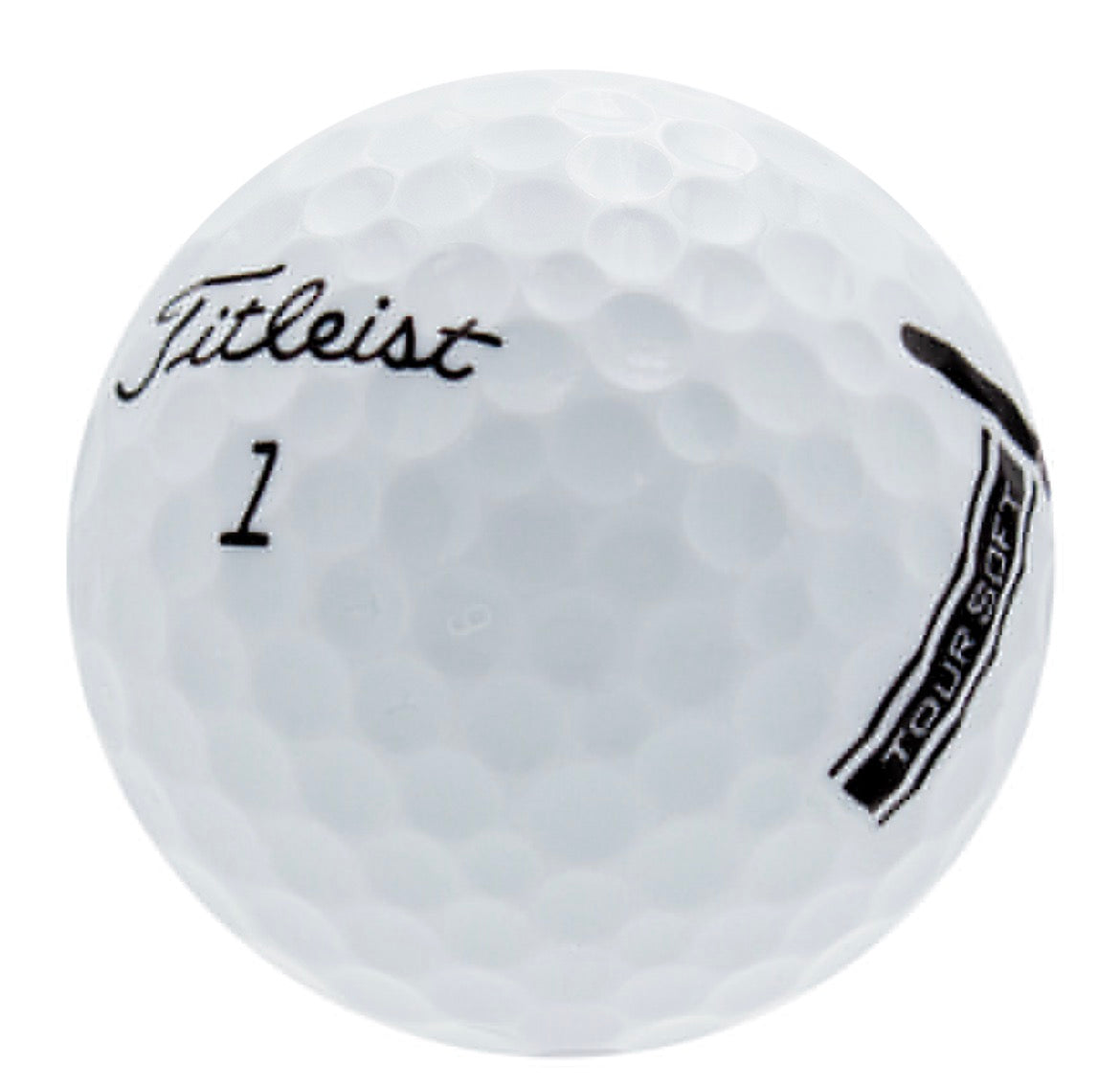 Titleist Tour Soft Golf Balls - One Dozen, Good/3A Quality, Recycled