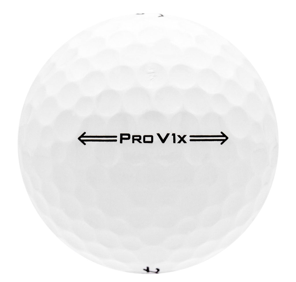 Titleist ProV1x Golf Balls, One Dozen, Good/3A Quality, Recycled