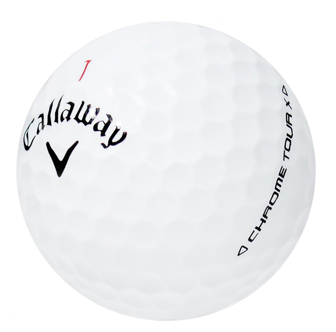 Callaway Chrome Tour X Golf Balls - One Dozen, Good/3A Quality, Recycled