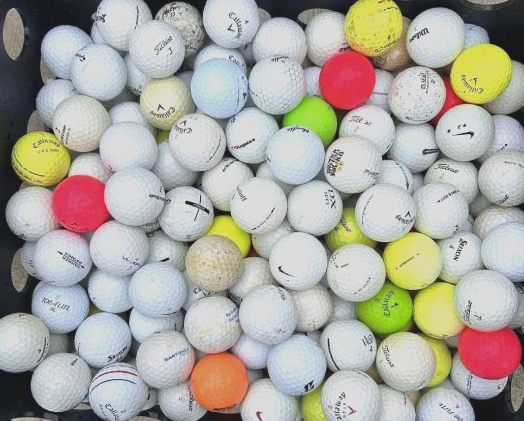 Value Golf Balls - Three Dozen, Good/3A Quality, Recycled